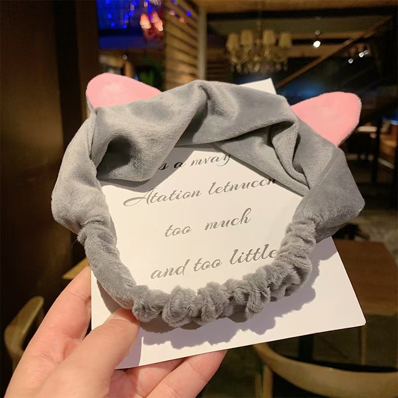 Cinta para el cabello para mujeres, mascarilla facial, cabello antideslizante especial, diadema, cabello no mojado, sin presión, flequillo, Liu Yifei, mismo estilo