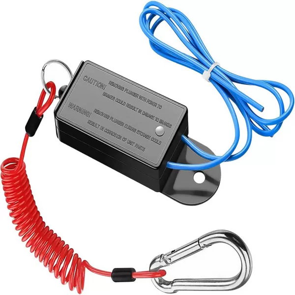 2026 New Product Trailer Disconnect Switch, 4-Foot Detachable Coiled Cable with Brake Switch