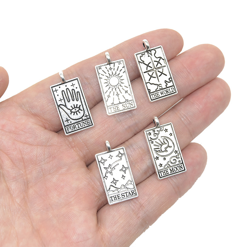 Pendant Jewelry Making Type DIY Jewelry Accessories, Bracelets, Necklace Classification 1 Piece Alloy Tower Sun Star Pendant DIY Jewelry Accessories Bracelets Necklace
