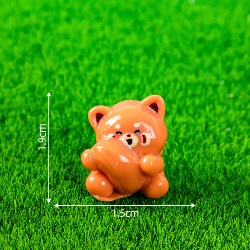 クリエイティブ樹脂小さなアライグマ小動物装飾品樹脂 diy かわいい手作りかわいい車のデスクトップ装飾品|undefined