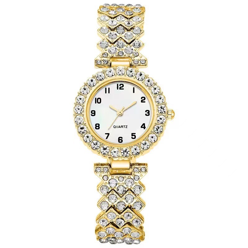Foreign Trade Watch Women's Korean-style Student Bracelet Watch All-match Women's Watch Rhinestone Gift 2023 Hot Explosions