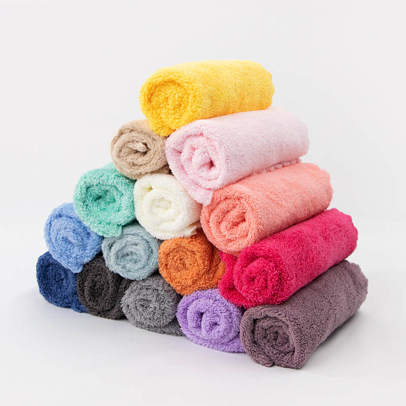 Amazon Kitchen Coral Velvet Rag Soft Absorbent Household Dish Towel Microfiber Cleaning Cloth Multi-Color Wholesale