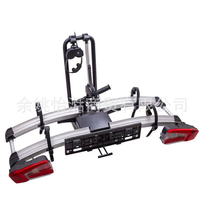 Car Rear-Mounted Bicycle Rack Suv Vehicle-Mounted Motorcycle Rack Folding Bicycle Rack Trailer Square Mouth Rear Rack