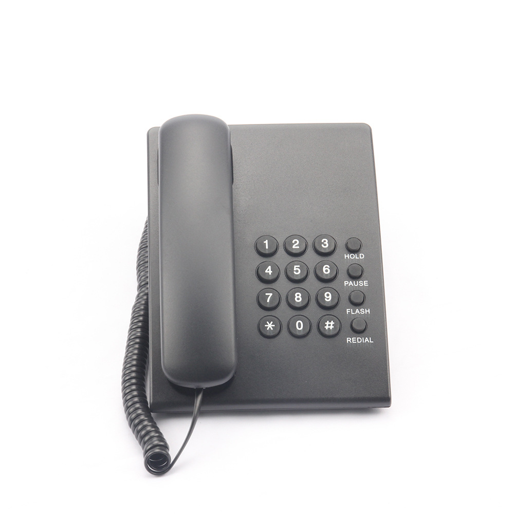 Factory-made, reliable, caller ID-free telephones, wall-mounted and stand-mounted, suitable for hotels, guest rooms, offices, and homes.