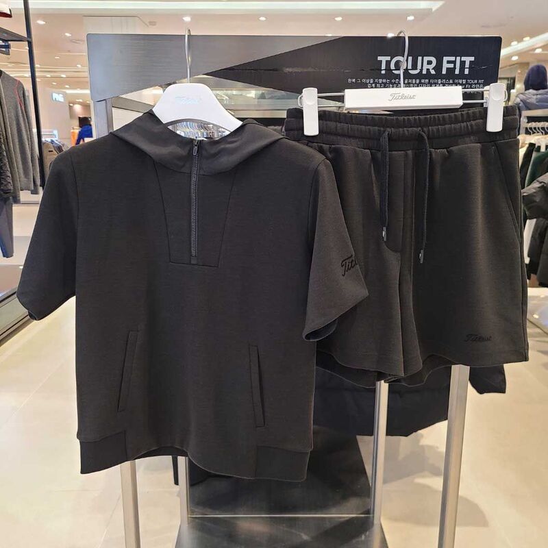 25 Years New Summer Golf Clothing Women's Sports and Leisure Versatile Hooded Short-Sleeved Shorts Casual Elastic Suit