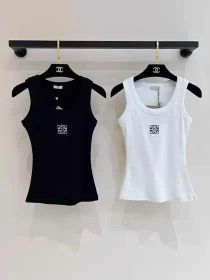 Nanyou Cross-border 23 Styles Luo Family Summer Sleeveless Base Layer Tank Top Women Elastic Embroidered Slim Fit Versatile Top Dropshipping