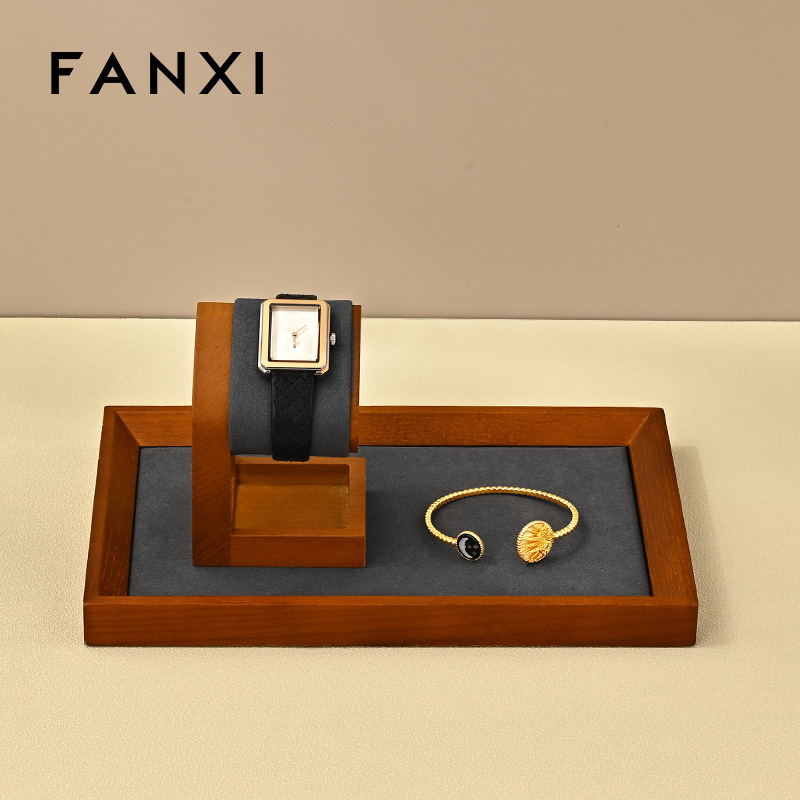 Fanxi FANXI プレミアム腕時計ディスプレイスタンド無垢材時計カウンターウィンドウ時計ディスプレイ時計ディスプレイ小道具|undefined