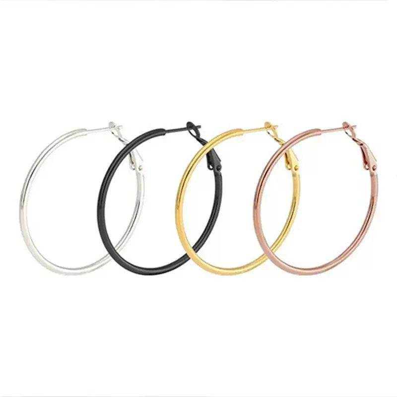 Fashionable earrings stainless steel, European style