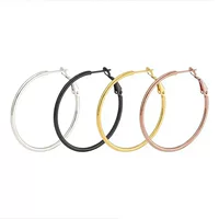 Fashionable earrings stainless steel, European style