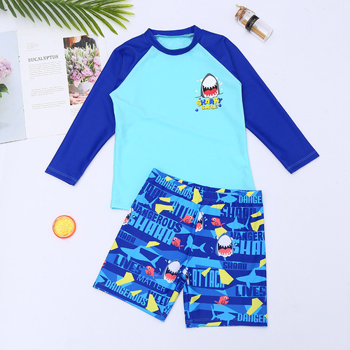 Men's Summer Swim Training Set, Children's Swimsuit