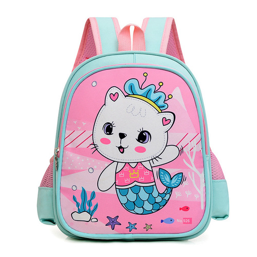 Foreign trade kindergarten school bag cartoon cute children's backpack small backpack for boys and girls of middle and middle classes