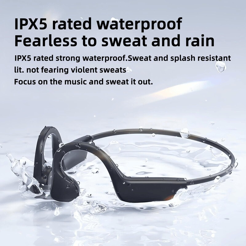 S3 True Bone Conduction Bluetooth Headset, Ultra-Long Battery Life 8H Open-Type Non-In-Ear Outdoor Cycling and Running Sports Headset