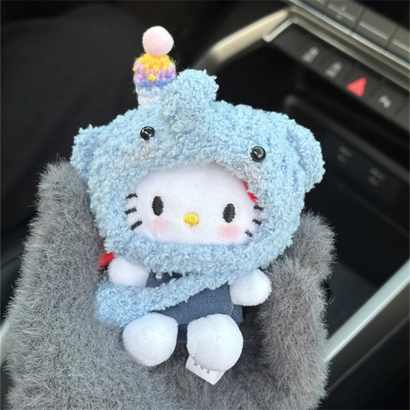 Decoración de aire acondicionado para automóviles accesorios de automóviles de dibujos animados elefante gorra Kitty decoración de salida de aire acondicionado adorable adornos de perfume para automóviles