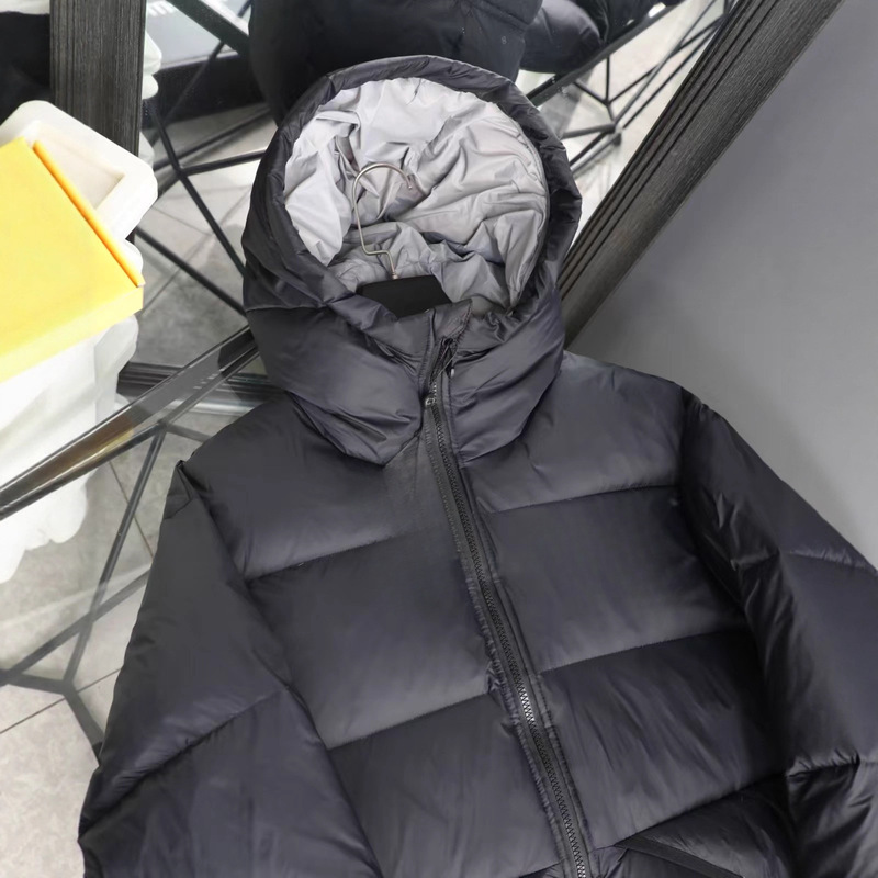 Cross-Border American-Style Embroidered Stu Hooded Winter White Duck down Mixed Cotton down Jacket Stussy Unisex Couple's Outerwear Cross-Border American-Style Embroidered Stu Hooded Winter White Duck down Mixed Cotton down Jacket Stussy Unisex Couple's Outerwear