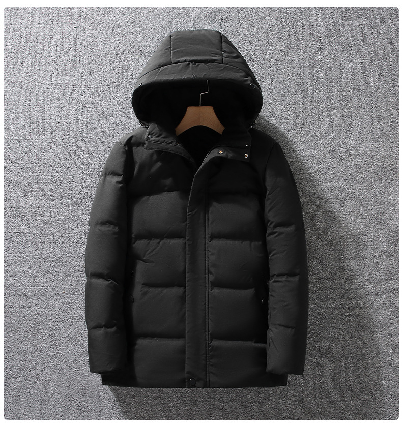 Heren winter donsjack waterdichte eendendons parka jas_voghion.com