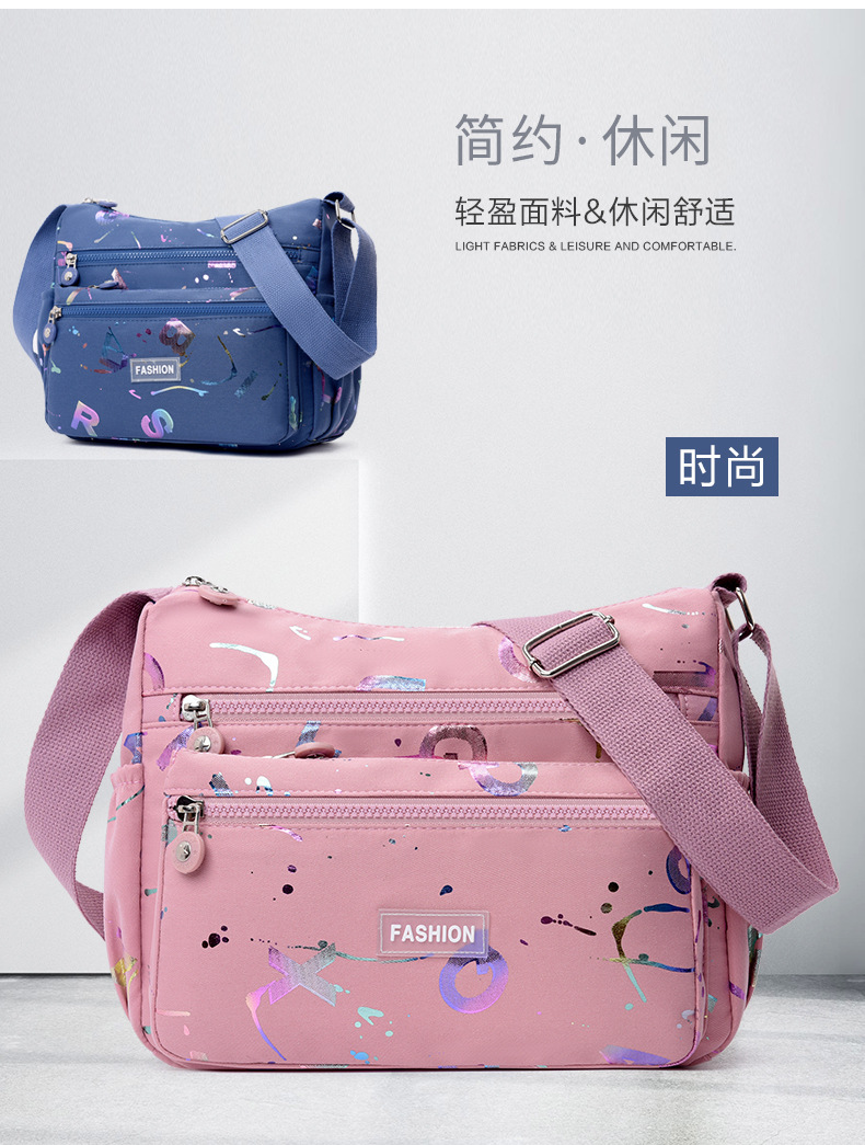 The 2024 new women's crossbody bag with a unique, high-end feel, large-capacity single-shoulder bag, and multi-functional mommy bag is trendy Application Scenario