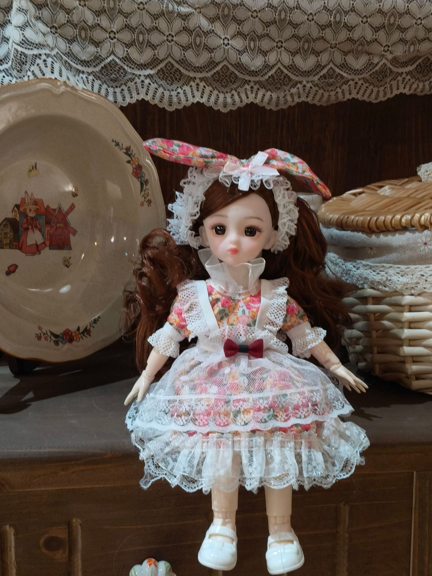 Boneca princesa realista conjunto de presente aniversário barbie_voghion.com