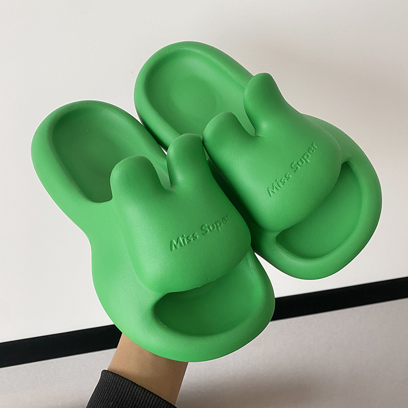 EVA 토끼 귀 [짙은 녹색]