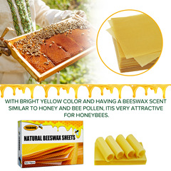 YEGBONG Natural Bee Wax Sheets Beekeeping Equipment Excellent Deep Hive Honeycomb Foundation Sheets Bee Wax Sheets Hive Base Beehive
