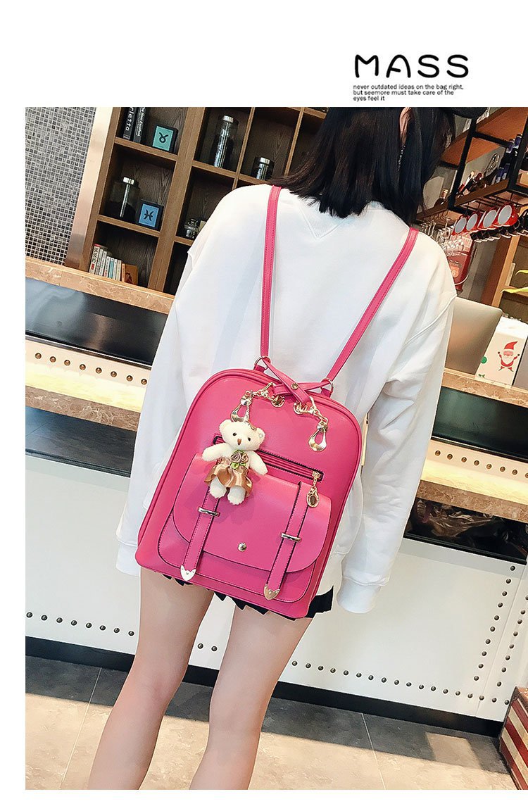 New style backpacks for women, fresh and cute student fashion and casual Korean-style women's bags, cross-border one-piece shipping worldwide undefined
