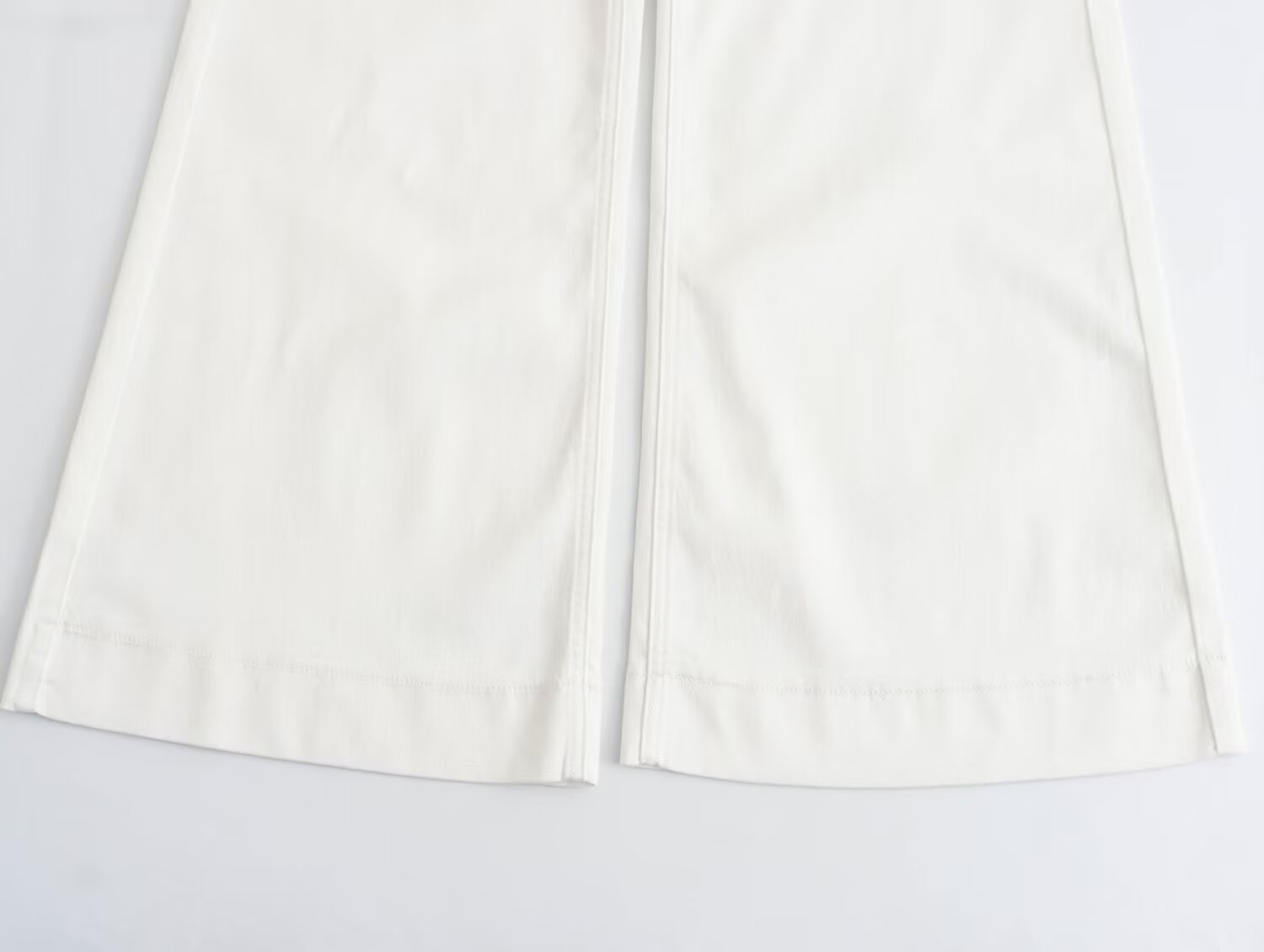 Damenbekleidung Sommer Neuware Lyocell dünne Jeans mit weitem Bein_voghion.com