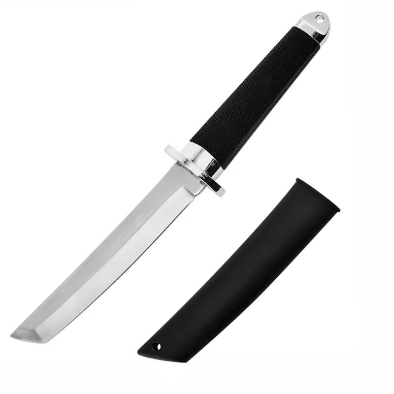 Cuchillo japonés Cuchillo de carne de mano de campamento Cuchillo americano Cuchillo de fruta de cocina portátil portátil multifuncional Cuchillo de una pieza