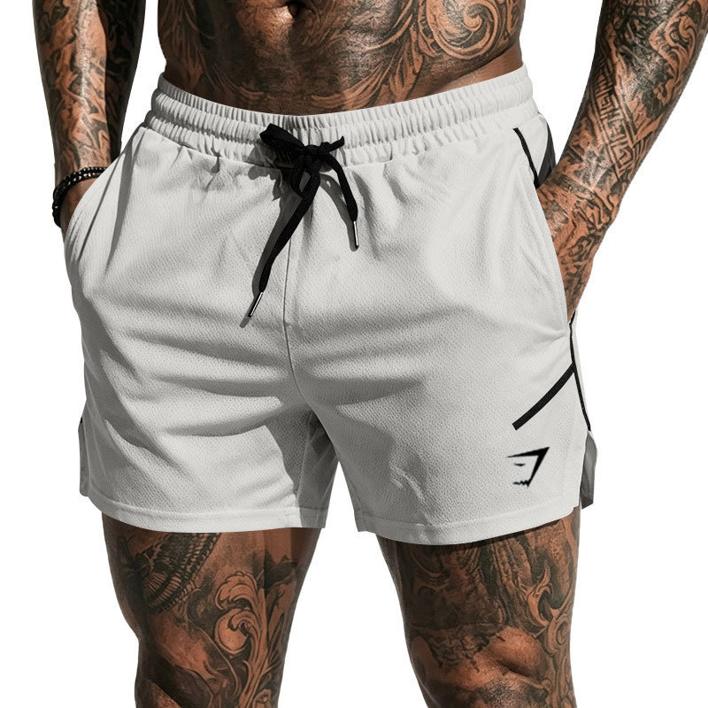 Gymshark 2026 Summer Men's Quick-Dry Sports Shorts Fitness Breathable Mesh Shorts Foreign Trade Men's Clothing