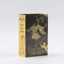 金箔烫金塔罗牌塑料PVC防水扑克牌桌游塔罗牌镀金彩印卡片可制订