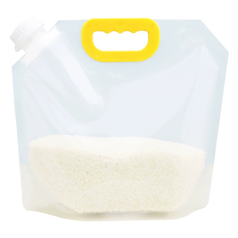 Прозрачный мешок для всасывания зерна самонесущий герметизирующий мешок 10 кг 5 кг прозрачный вспомогательный мешок для хранения зерна