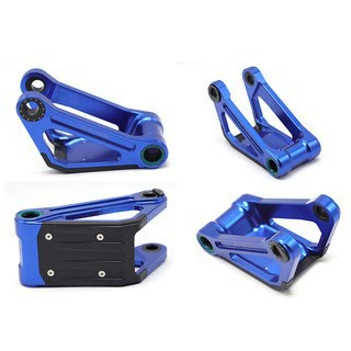 Suitable for KTM/Huswana rear belt reduction protection to reduce adjustable connecting rod/dog bone SXF TE FE (Motorcycle Safety Supplies) - suitable-for-ktm-rear-strap-protection-adjustable-connecting-rod-blue-ktjlg-050102
