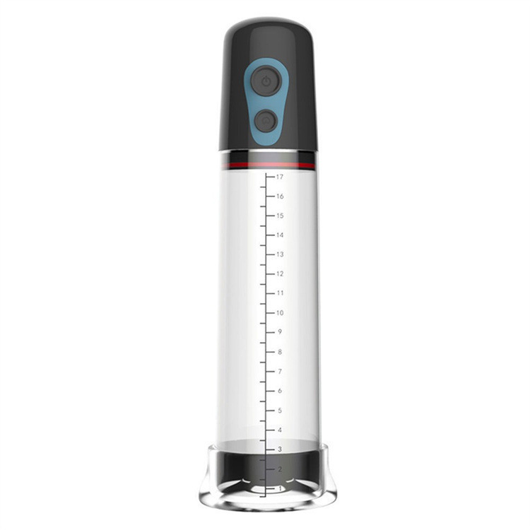Two-Button Battery-Powered Male Exercise Device for Vacuum Pumping, Masturbation, Vacuum Suction, Vacuum Stretching for Adults