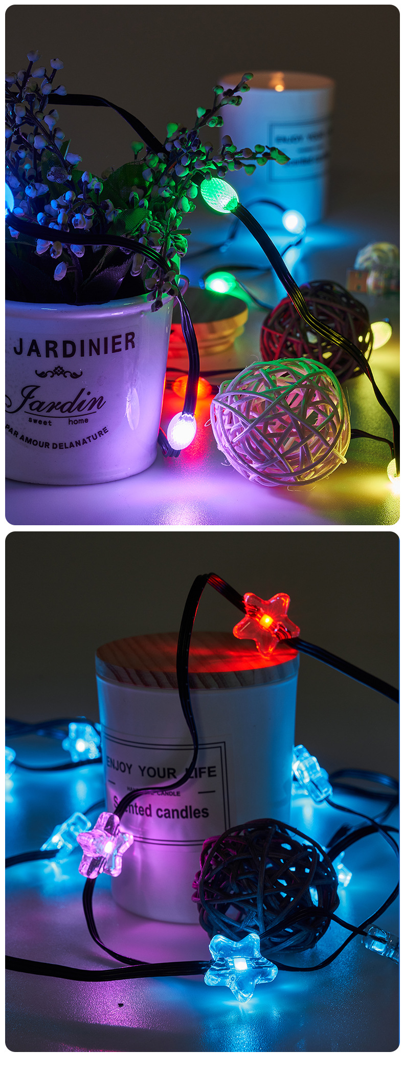 Remote Control LED String Lights