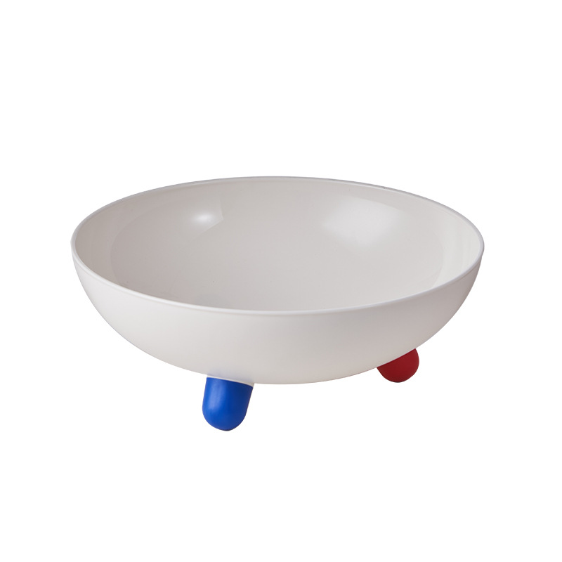 Plato de frutas doméstico de dopamina gruesa plato de frutas sala de estar mesa de té para caramelo bocadillos plato de semillas de melón caja de almacenamiento de frutas secas