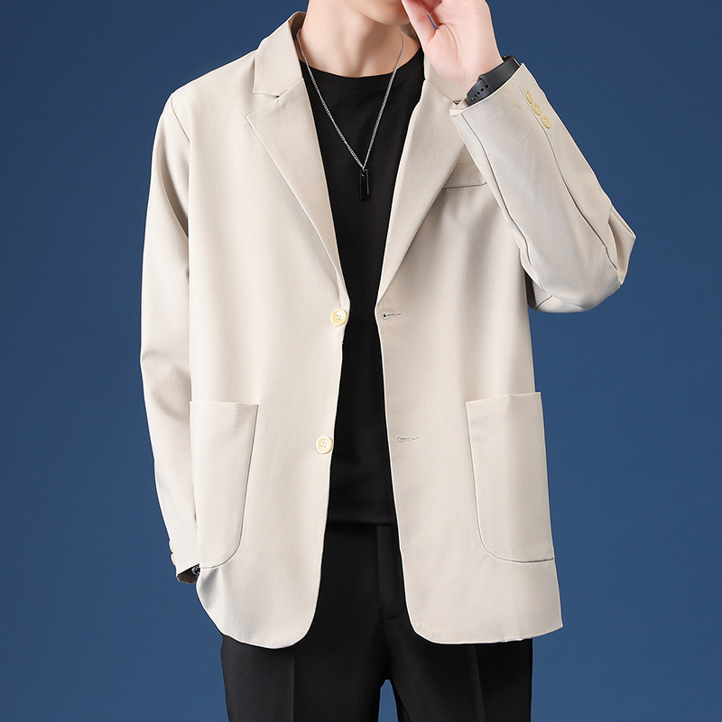 Primavera y otoño chaqueta de traje casual hombre DK blusa de moda coreana multifuncional chaqueta de traje pequeño chaqueta