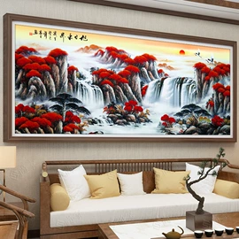 十字绣;钻石画、皮画;布艺绣品