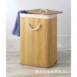 现代简约脏衣篮带盖大容量洗衣篮家居可折叠儿童玩具零食储物筐