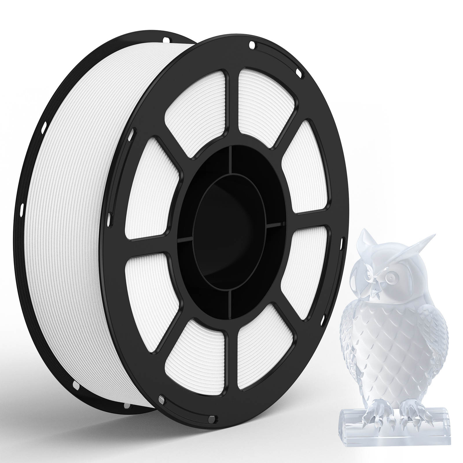 Coredi 3D Printer PETG Material consumible Impresión de alta velocidad 1,75 mm Cinta plana limpia degradable 1KG