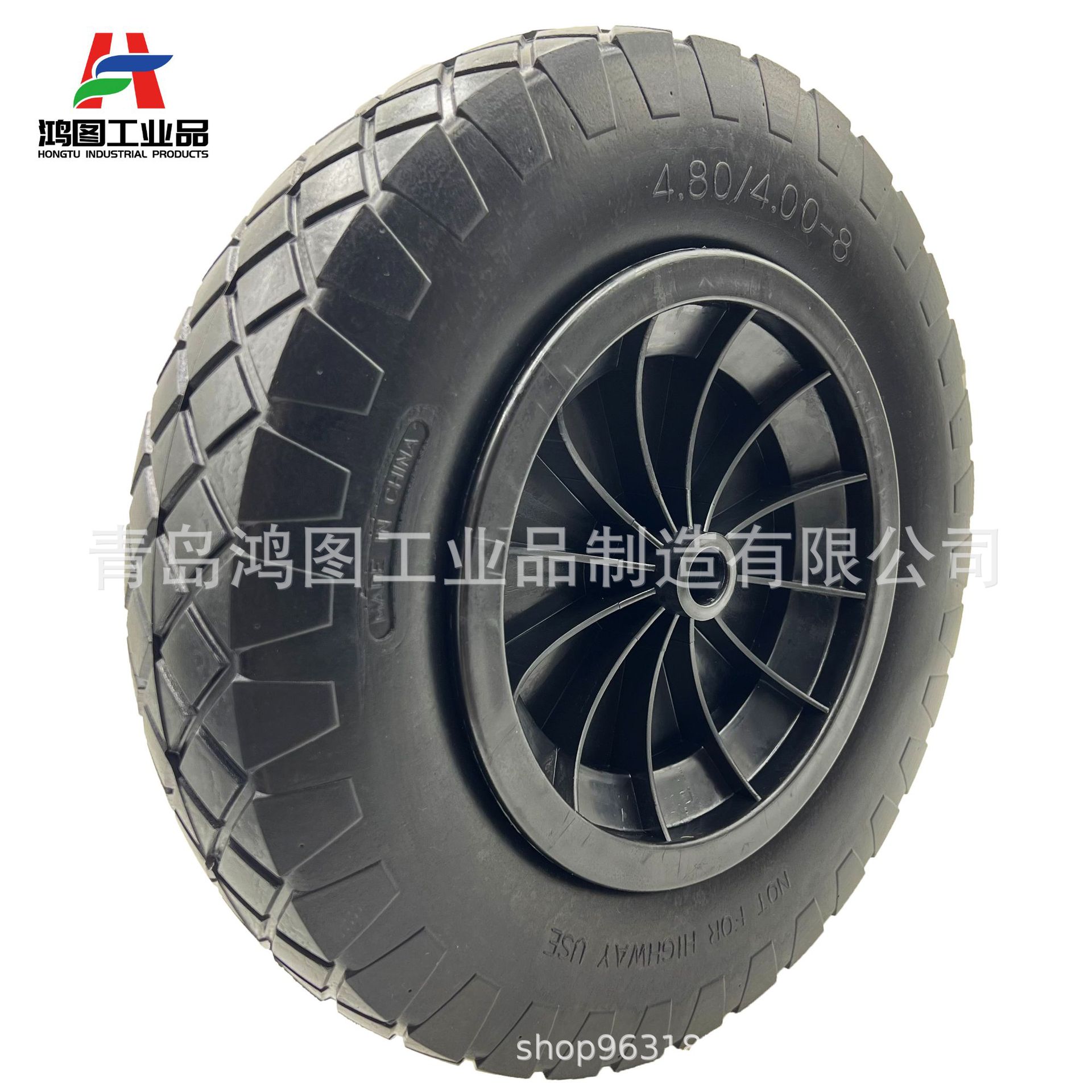 15寸4.80、4.00-8pu轮大方块 (3)
