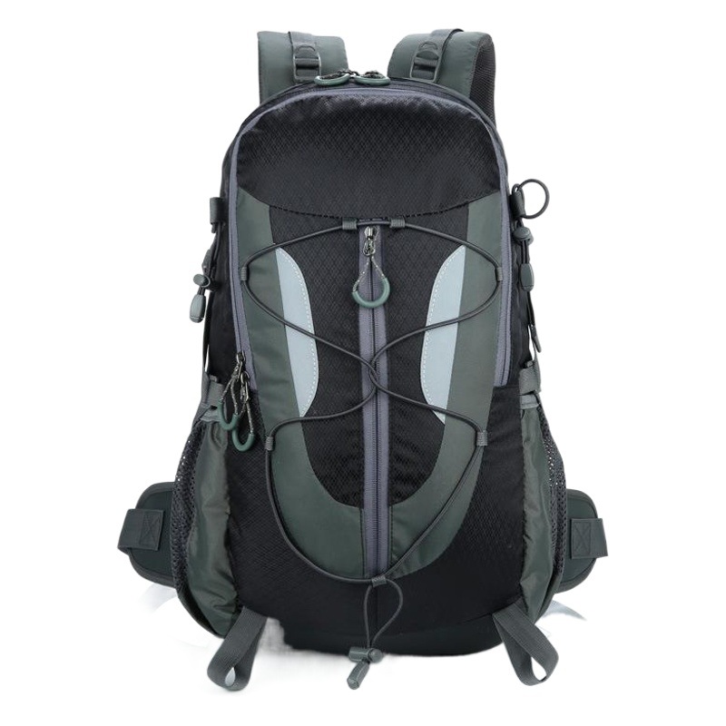 Cycling Bag Bicycle Bag Waterproof Nylon Fabric Back Ergonomic Design Double-Layer Zipper Multifunctional Outdoor Bag