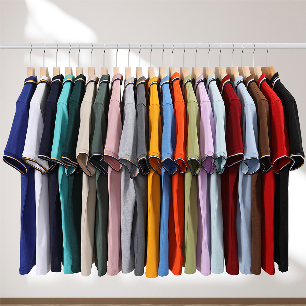 Camisas POLO personalizadas logotipo con solapa camisa cultural camisa publicitaria bordada empresa herramienta impresión de ropa de trabajo de manga corta