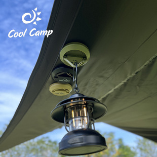 COOLCAMP outdoor camping magnetic hook tent canopy sucker camping rope holder car camping light hanging