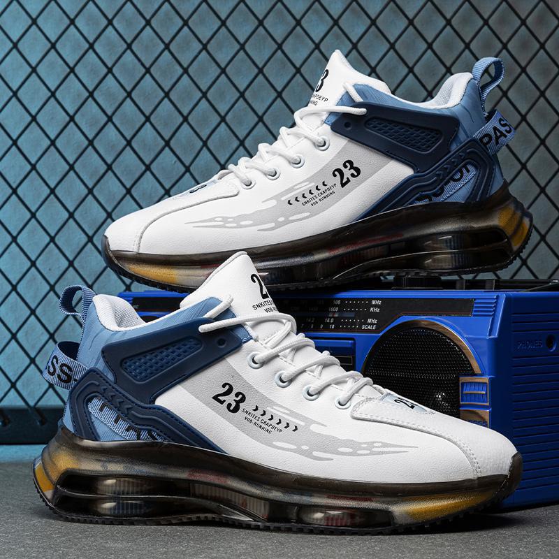Men's shoes high-top shoes new air cushion trendy shoes men's shoes casual sneakers_voghion.com