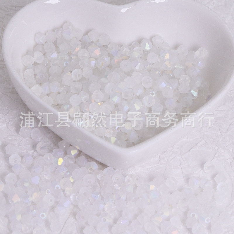 3-8mmAAAA水晶菱形珠精品水晶ガラス珠二頭尖珠DIY珠散珠アクセサリー部品