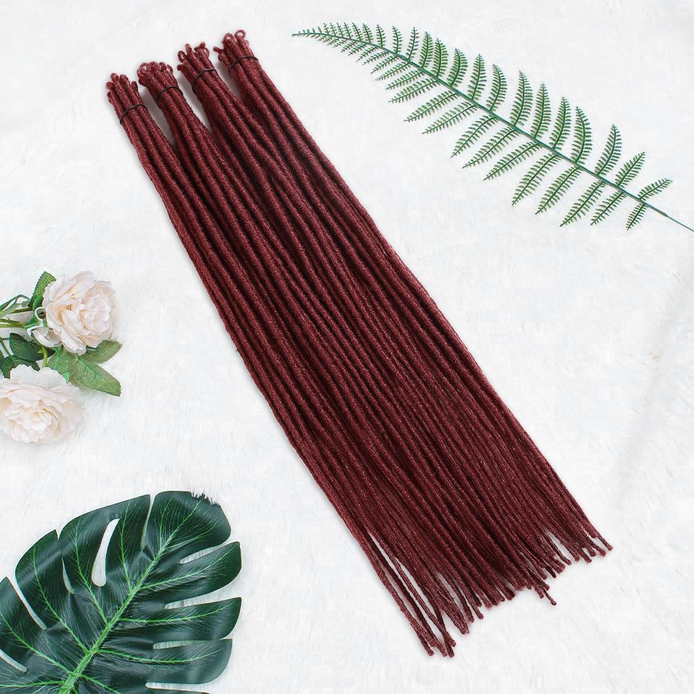 trend braids Jamaican reggae dreadlocks devil dreadlocks 24 inches cone ring package dreadlocks ten pieces_voghion.com