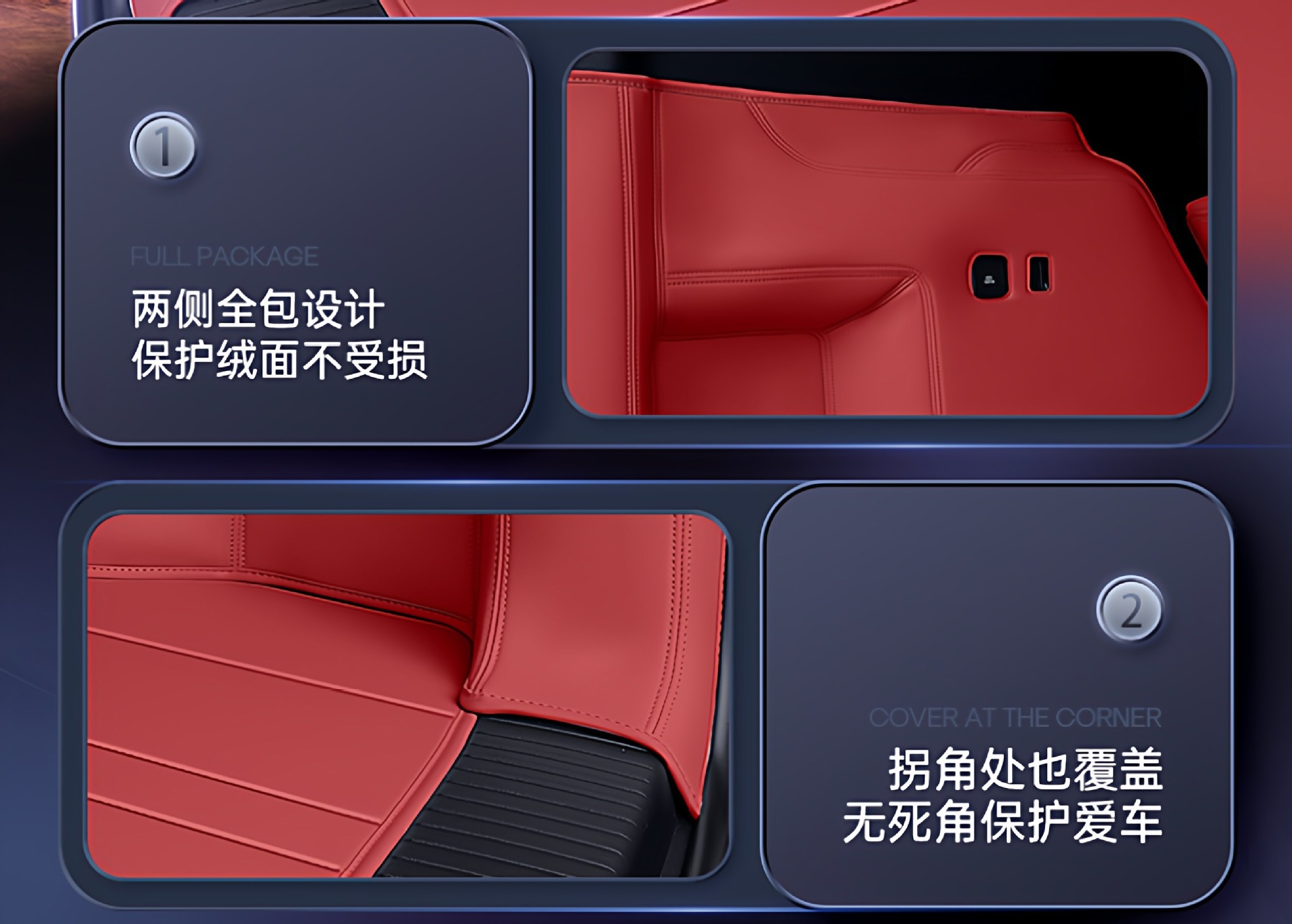Suitable for Tank 400 Trunk Mat, Full Surround Trunk Mat, 26 Models Hi4-Z/Hi4-T Fuel Version Modification Parts