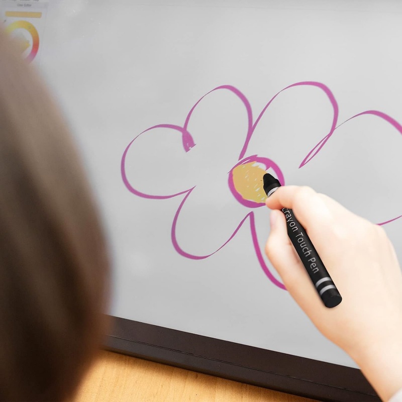 Lápiz táctil de lápiz de pintura de gama alta para niños lápiz capacitivo de crayón pequeño