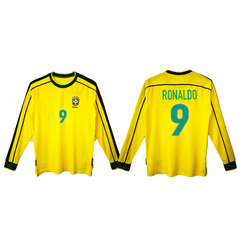 Camiseta de fútbol retro estrella brasileña C.A.C.C.R.R.N.M. fabricante de camiseta de colección