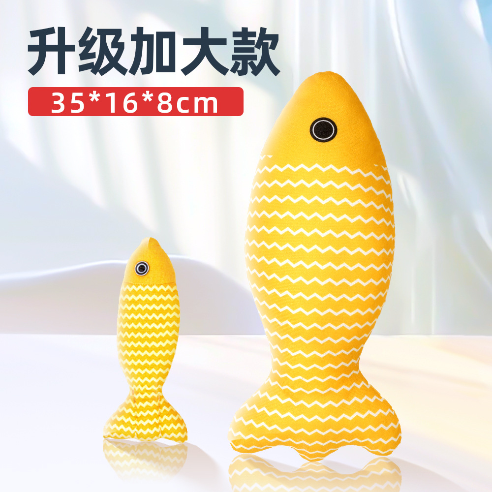 Juguetes para gatos de tamaño super grande, peces de menta, auto-hilar para aliviar el aburrimiento, peces de peluche, muñecas para dormir, juguetes de almohada, juguetes para gatos