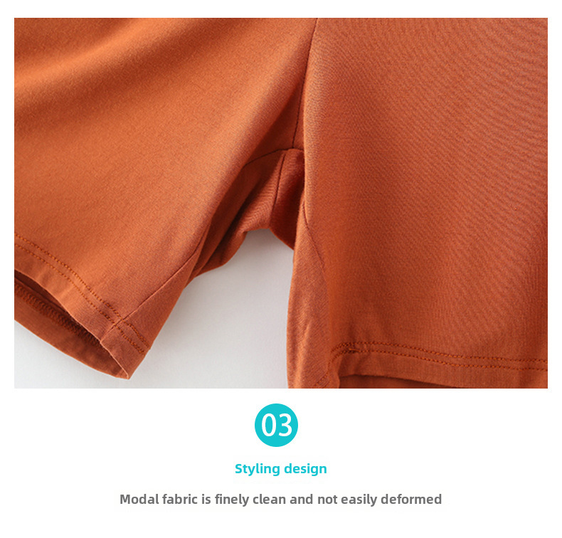 Una generación de pijamas de verano para mujer, pantalones cortos deportivos modal 3 para el hogar_voghion.com