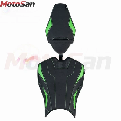 Motorcycle cushion — seat cushion, breathable seat cover, modified - front-rear-seat-cushions-green-original-seat-height